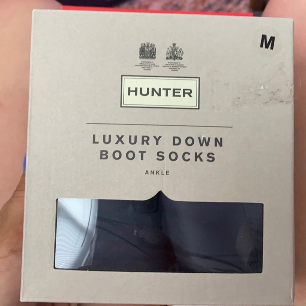 🆕 Hunter Chelsea Luxury Down Boot Socks Ankle